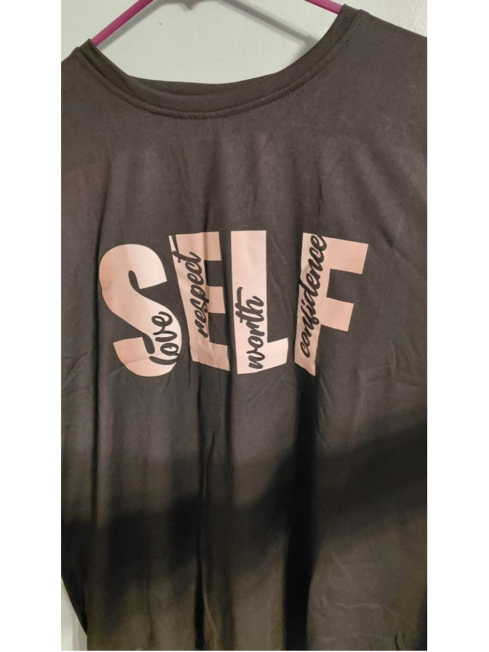 Women's Unbranded Short Sleeve Tee Brown Pink Size 1XL-4XL